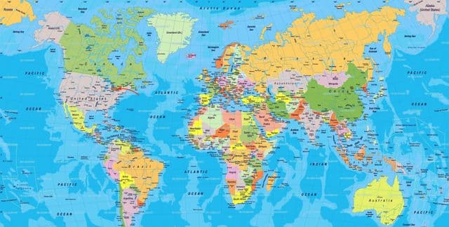 Toronto location on world map